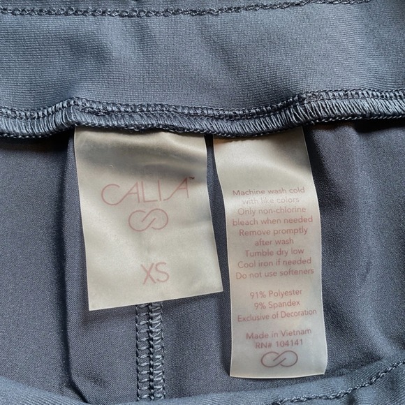 CALIA Womens Ardosia Slate TrueLight Bermuda 7 Inch Mid-Rise Shorts XS NWT - Picture 2 of 7